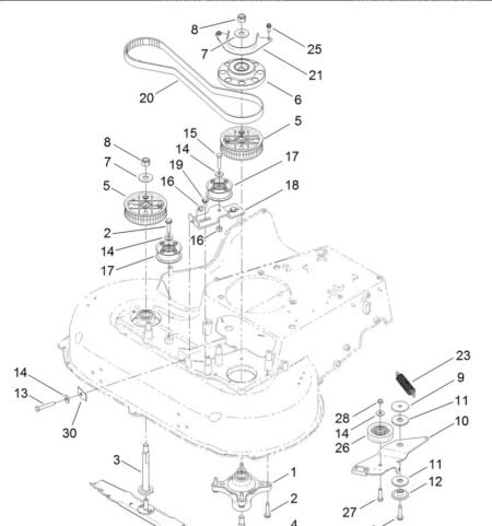 OEM For Toro 121-5765, 120-3335, 120-9470 Belt Time Master  Turf Master 30" Mower - Image 5