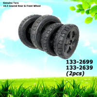 2 Each Genuine Toro 133-2699 & 133-2639 10.5 Geared Rear & Front Wheel