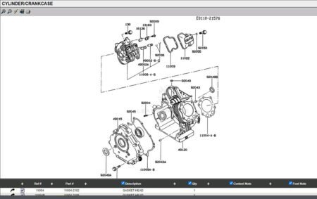 Genuine OEM Kawasaki FE290D Engine Rebuild Kit - Image 3