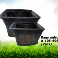 2 For Toro 105-6980 Twin Bagger Bag’s TimeCutter Lawnmower Bag Only