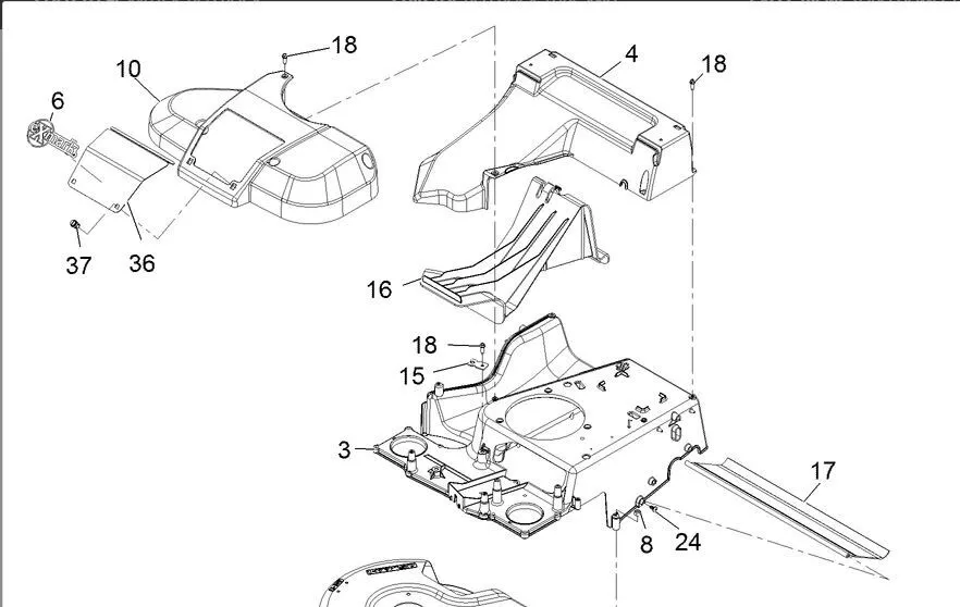 Genuine Toro Exmark 121-5840 Access Door Clips 30” TurfCutter - Image 6