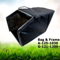For Toro 125-1030 Grass Bag & 121-1399-03 Frame for Commercial Recycler 21"