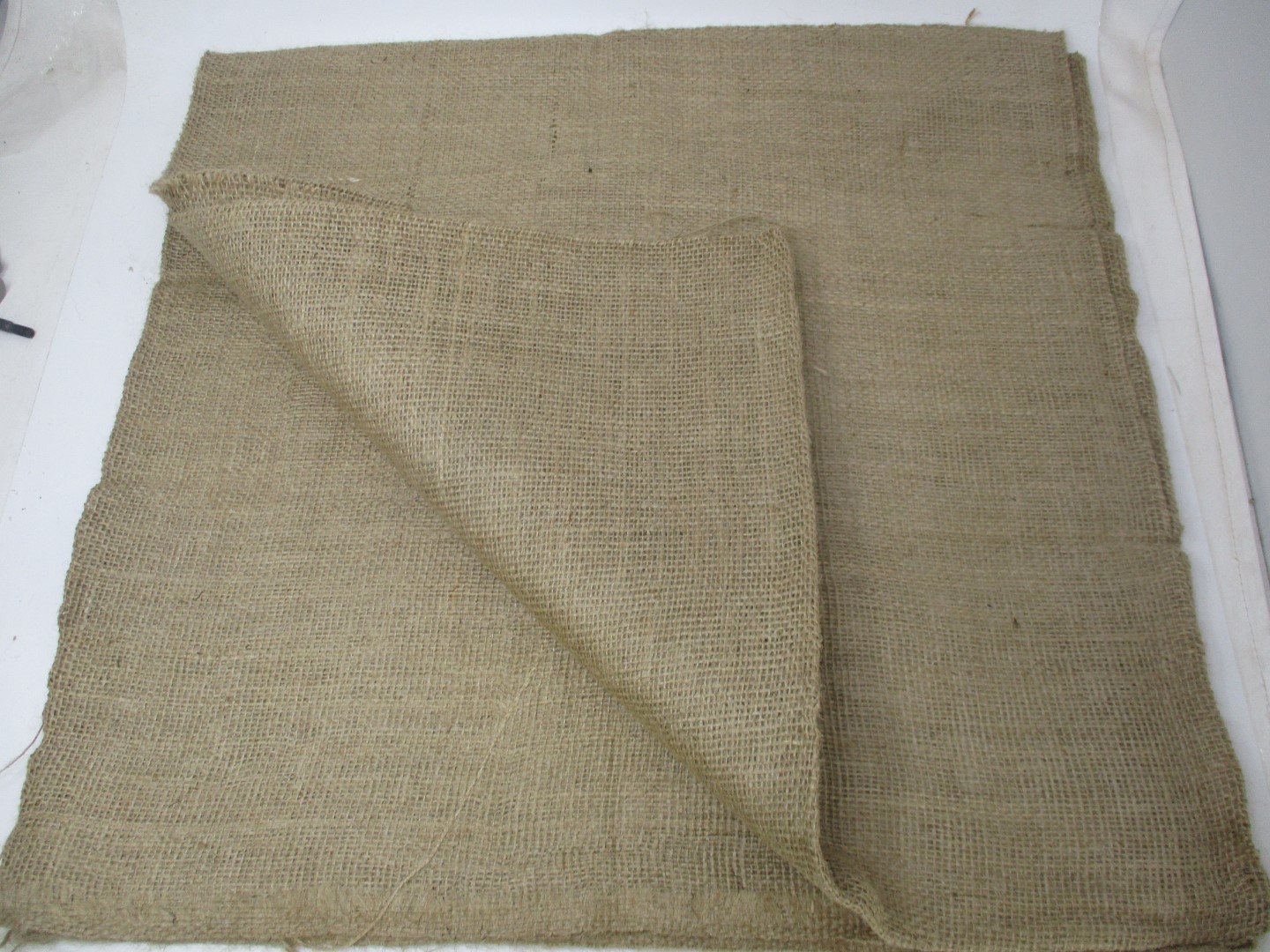 2 Pcs 7’ X 7’ Burlap Tarp Landscaper Gardener 84” X 84” Leaves Grass Branches - Image 4