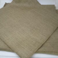 2 Pcs  7’ X 7’ Burlap Tarp Landscaper Gardener 84” X 84” Leaves Grass Branches