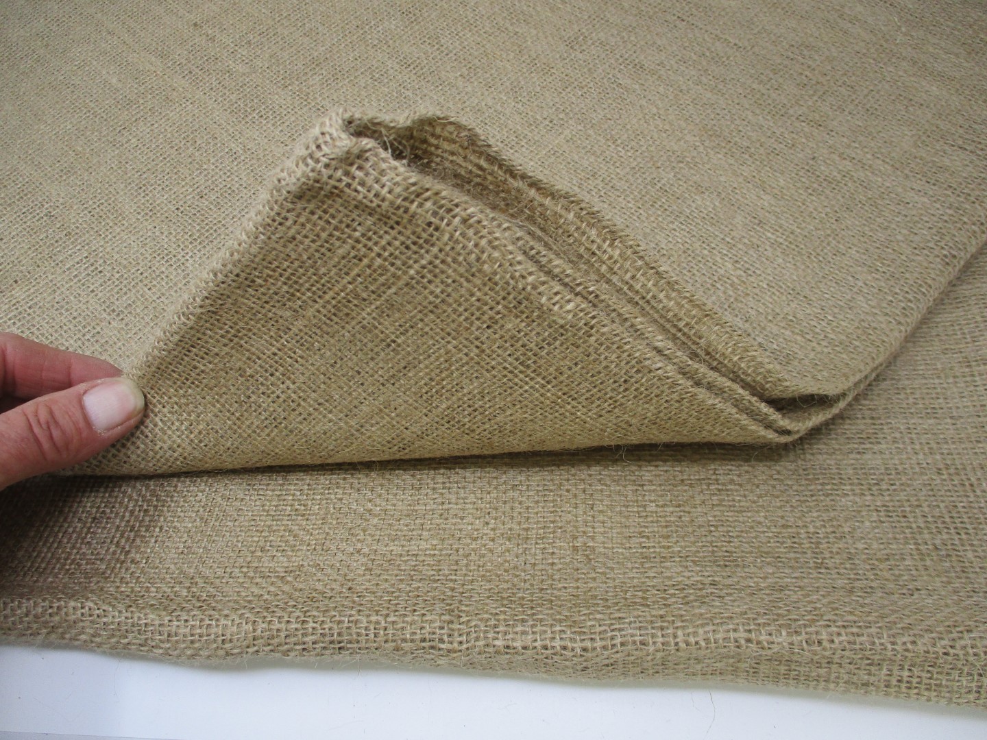 1 Pc 7’ X 7’ Burlap Tarp Landscaper Gardener 84” X 84” Leaves Grass Branches - Image 4