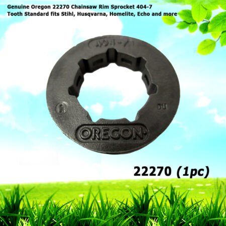 Genuine Oregon 22270 Chainsaw Rim Sprocket 404-7 Tooth Standard Fits Stihl, Husqvarna, Homelite, Echo and more