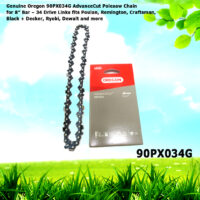 Genuine Oregon 90PX034G Polesaw Chainsaw Chain 8" Bar 34 Drive Links.