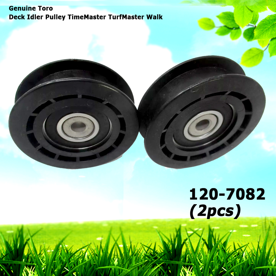2 Genuine Toro 120-7082 Deck Idler Pulley TimeMaster TurfMaster Walk