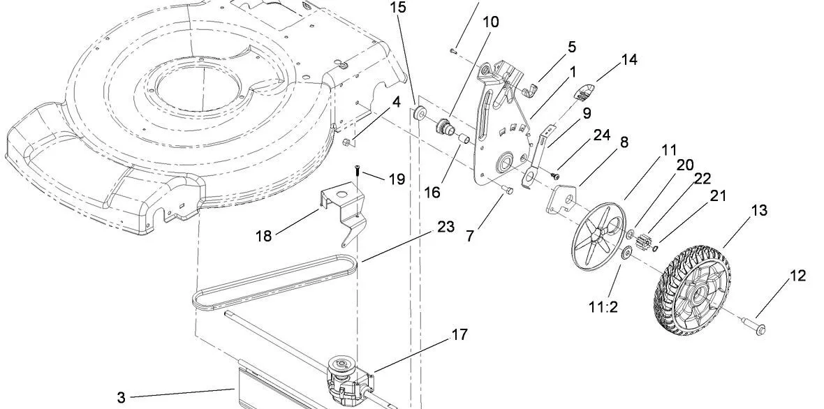 Genuine Toro 131-5399 Wheel Pinion Gear & Snap Ring 32151-61 Exmark 110-9417 - Image 4
