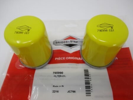 2 Genuine Briggs & Stratton  795990 Oil Filter 121000 Lawnmower OEM - Image 4