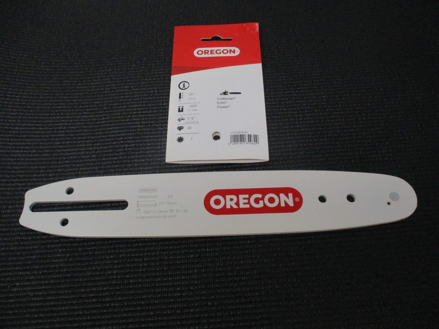 Oregon 100SDEA041 10” Single Rivet Guide Bar 3/8 Low Profile .050 Gauge 40 Drive Links - Image 4