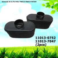 2 For Kawasaki 11013-0752 11013-7047 Air & Pre Filter FR651V FR691V FR730V
