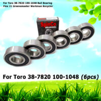 6 For Toro 38-7820 100-1048 Ball Bearing Flex 21 Greensmaster Workman Recycler