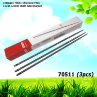 3 Oregon 70511 Chainsaw Files 11/64 4.5mm Chain Saw Sharpen