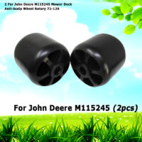 2 For John Deere M115245 Mower Deck Anti-Scalp Wheel Rotary 72-129