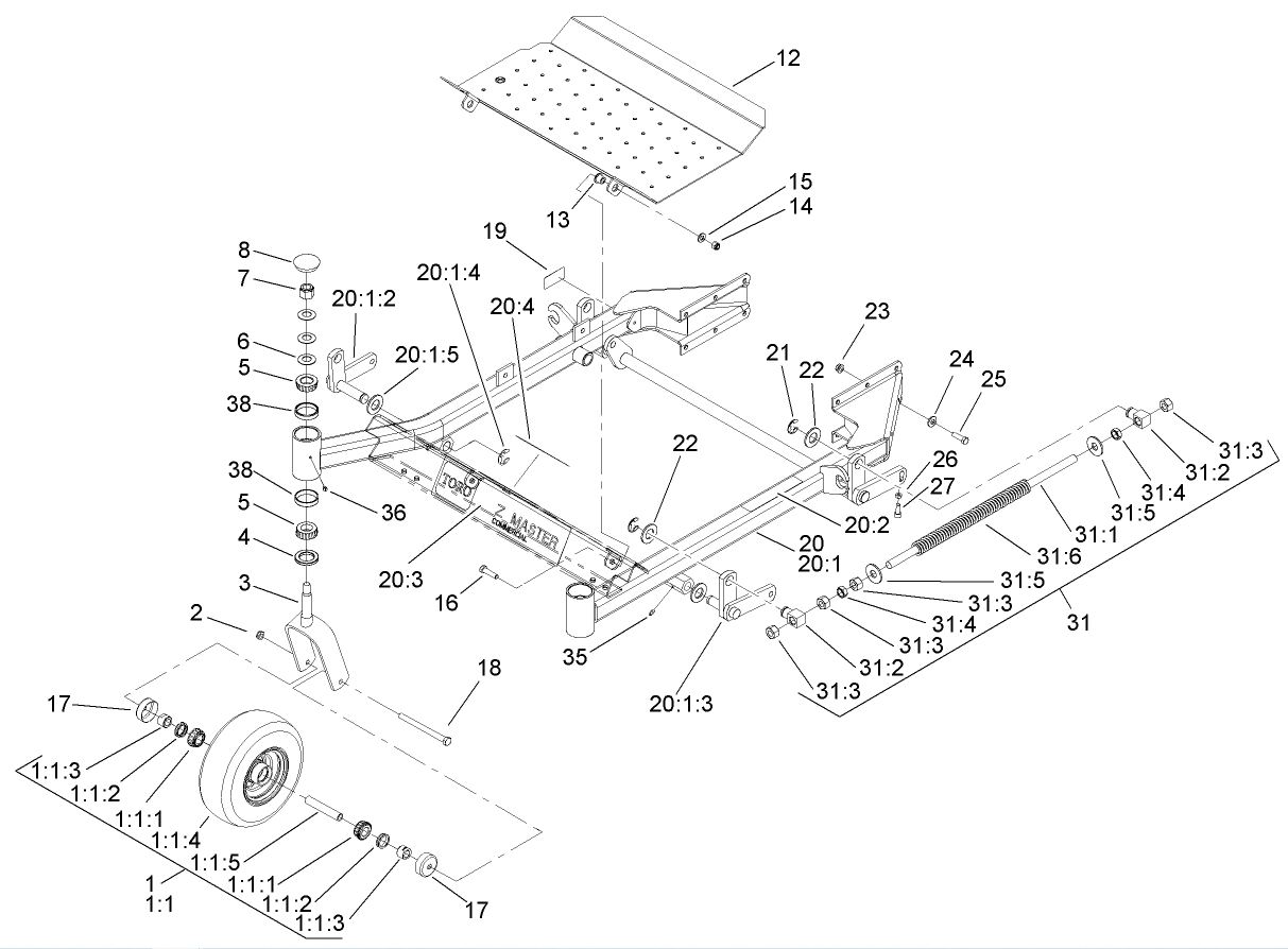 2 Genuine Toro Exmark 103-2768 ½” Axle Caster Wheel Grass Guard Seal - Image 4