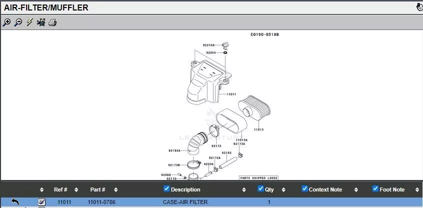 For Kawasaki 11011-0786 Air Filter & Cover 11013-0752 FS651V FS730V - Image 6
