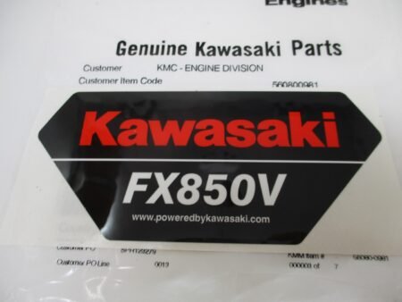 Genuine Kawasaki 56080-0981 FX850V Decal Engine - Image 3