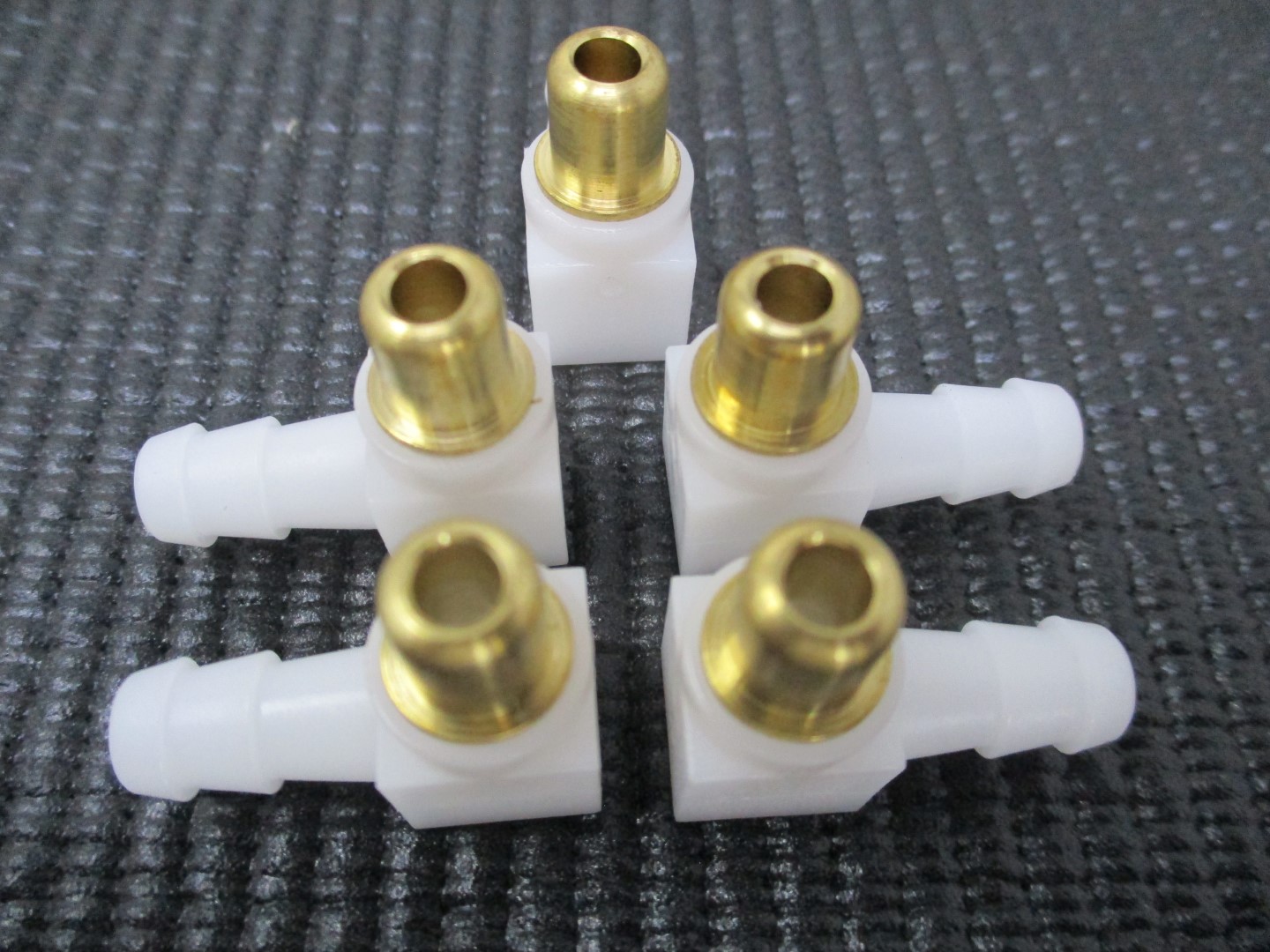 5 Genuine Briggs & Stratton 692317 Carburetor Connector Hose Fitting 1/4" 497166 - Image 3