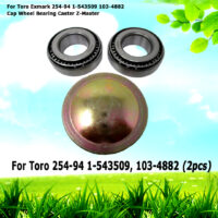 2 For Toro Exmark 254-94 1-543509 103-4882 Cap Wheel Bearing Caster Z-Master