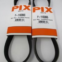 2 For Toro 110-3865 Z Master 7000 6000 Zero Multi-Ribbed V-Belt