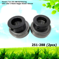 2 Genuine Toro 251-288 Ball Bearing with Collar Z Master Bagger Blower Vacuum