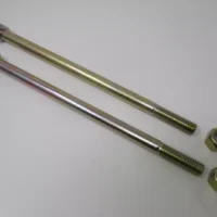 2 Genuine Toro Exmark 325-39 Caster Axel Bolt ½-13 X 10" & Nylon Nut Z Master