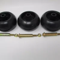 3 Genuine Toro 112-3977 Bolt 3/8-16 Flange Nylon Lock Nut Deck Roller & 1-603299 Deck Wheel