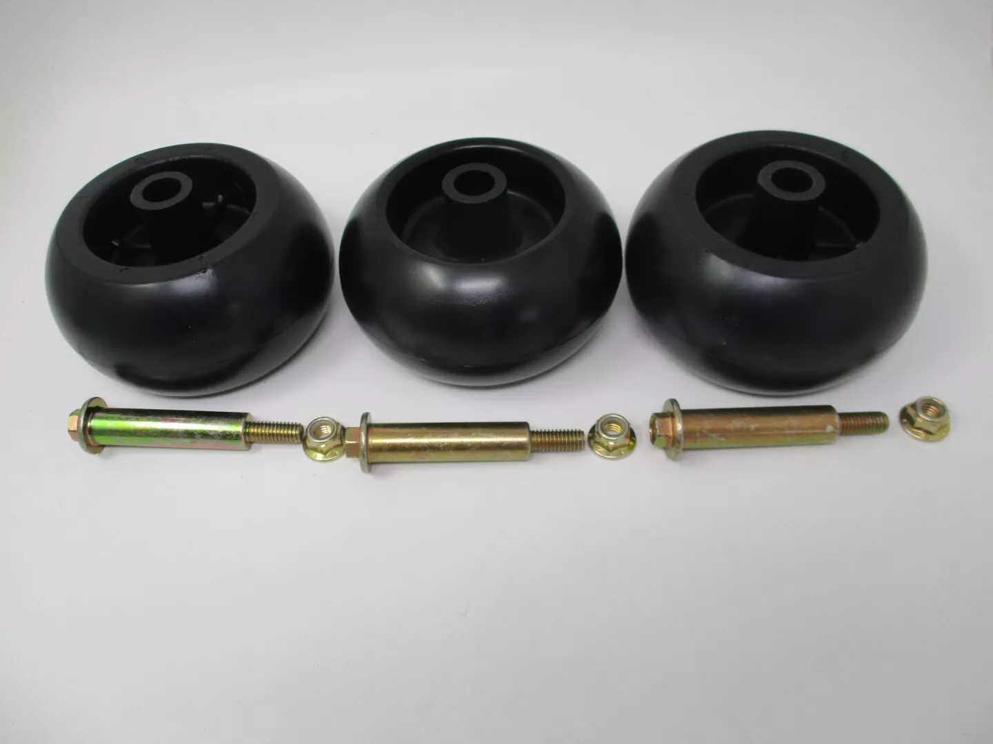 3 Genuine Toro 112-3977 Bolt 3/8-16 Flange Nylon Lock Nut Deck Roller & 1-603299 Deck Wheel