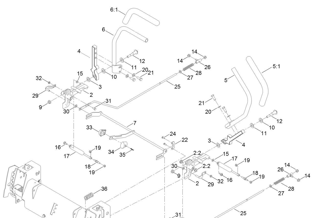 Genuine Toro Exmark 133-9299-05 Motion Control Arm - Image 5