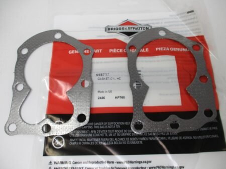 2 Genuine Briggs & Stratton 698717 Head Gasket 270341 272170 272694 692288 - Image 2