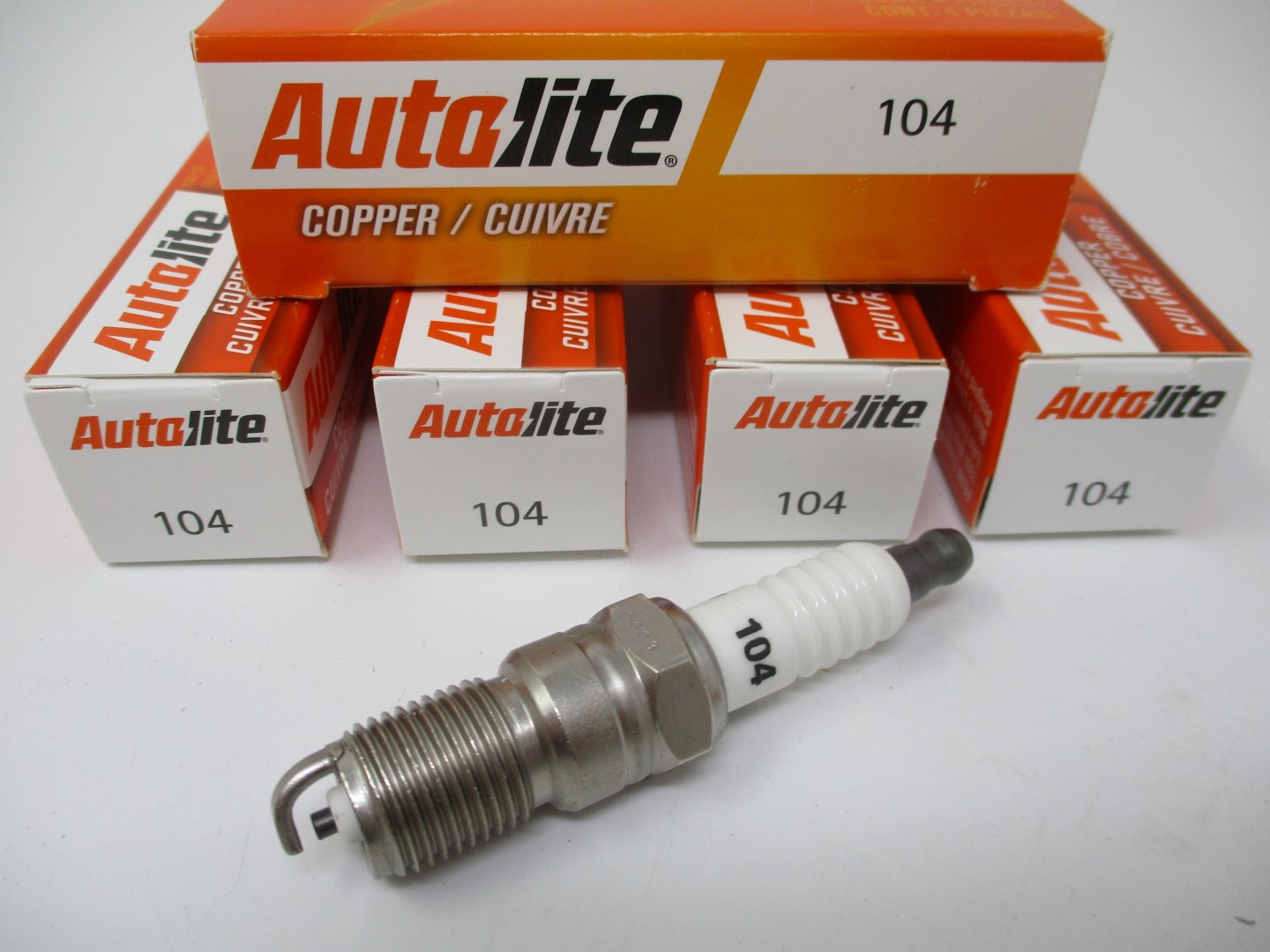 4 AutoLite 104 Spark Plug for NGK 3951 TR55 2238 TR5 3623 BPR6EFS - Image 2