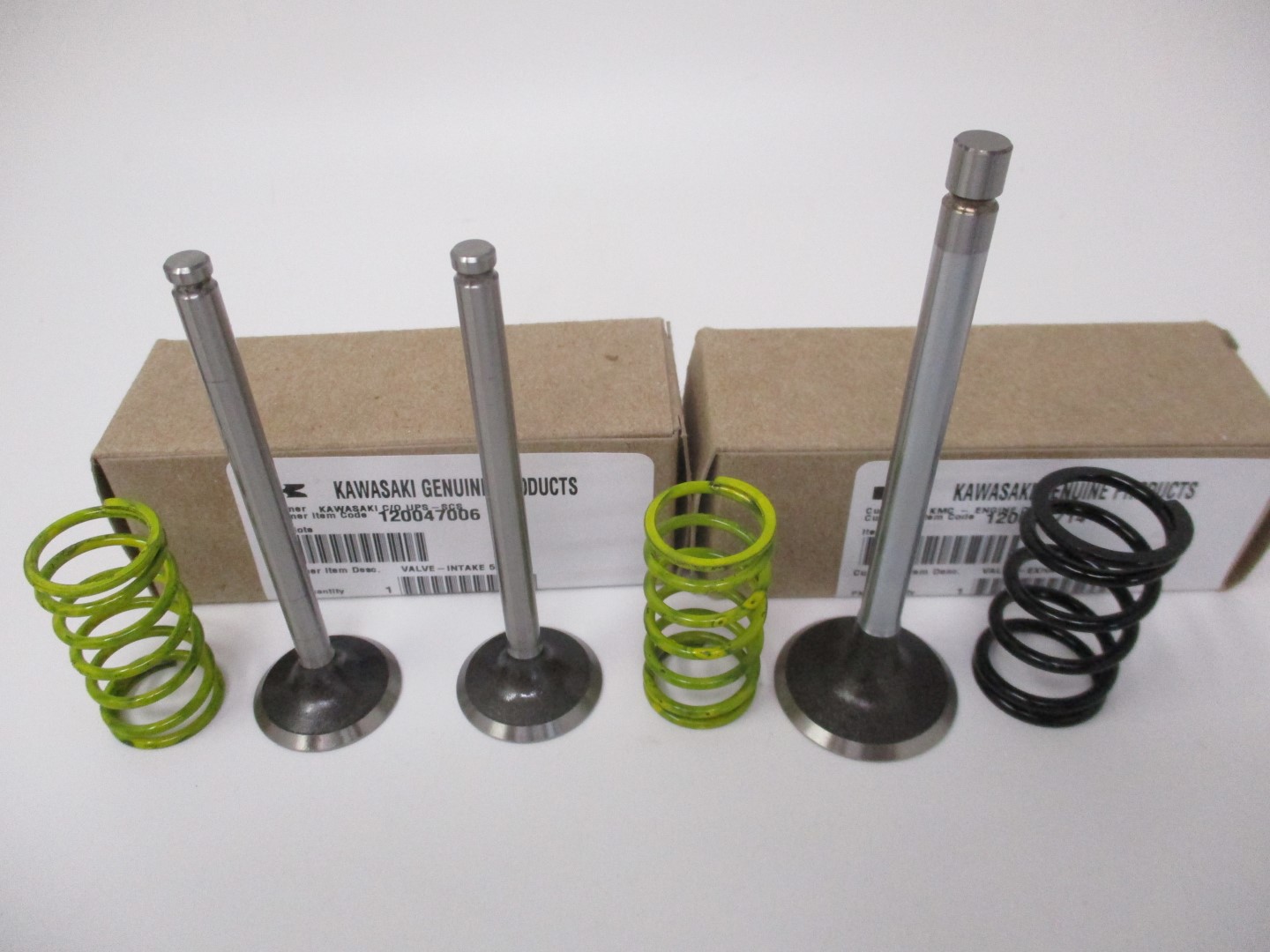 2 Genuine Kawasaki 12004-7006 Intake 1, 12005-0714 Exhaust Valve Springs FX921V - Image 3