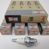Genuine Champion 848 CJ8Y nickel spark plugs 4-pack Copper Plus for small engines
