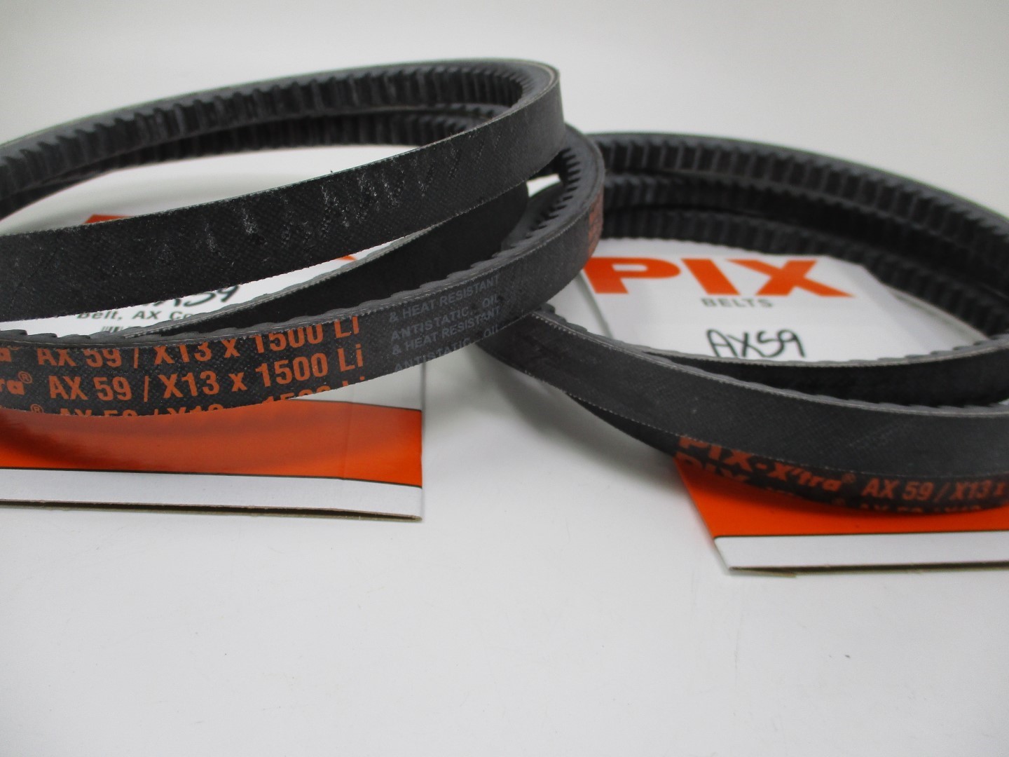 2 Pix AX59 ½” X 61” Cogged V-Belt Industrial 1/2 X 61 - Image 2