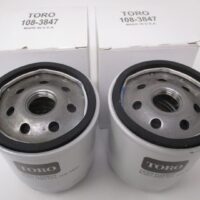 2 Genuine Toro 108-3847 Oil Filters Kohler Engine using a 12 050 01-S