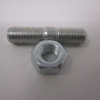 1 Genuine Kawasaki 172BA0818 Double End Exhaust Bolts Stud 8 X 18 mm with Nut M8-1.25