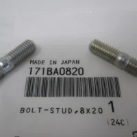 2 Genuine Kawasaki 172BA0820 Head Stud Bolt 8 X 20mm FE250D FE290D FE400D