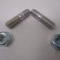 2 Genuine Kawasaki 172BA0820 Head Stud Bolt 8x20mm with Nuts FE250D FE290D FE400D