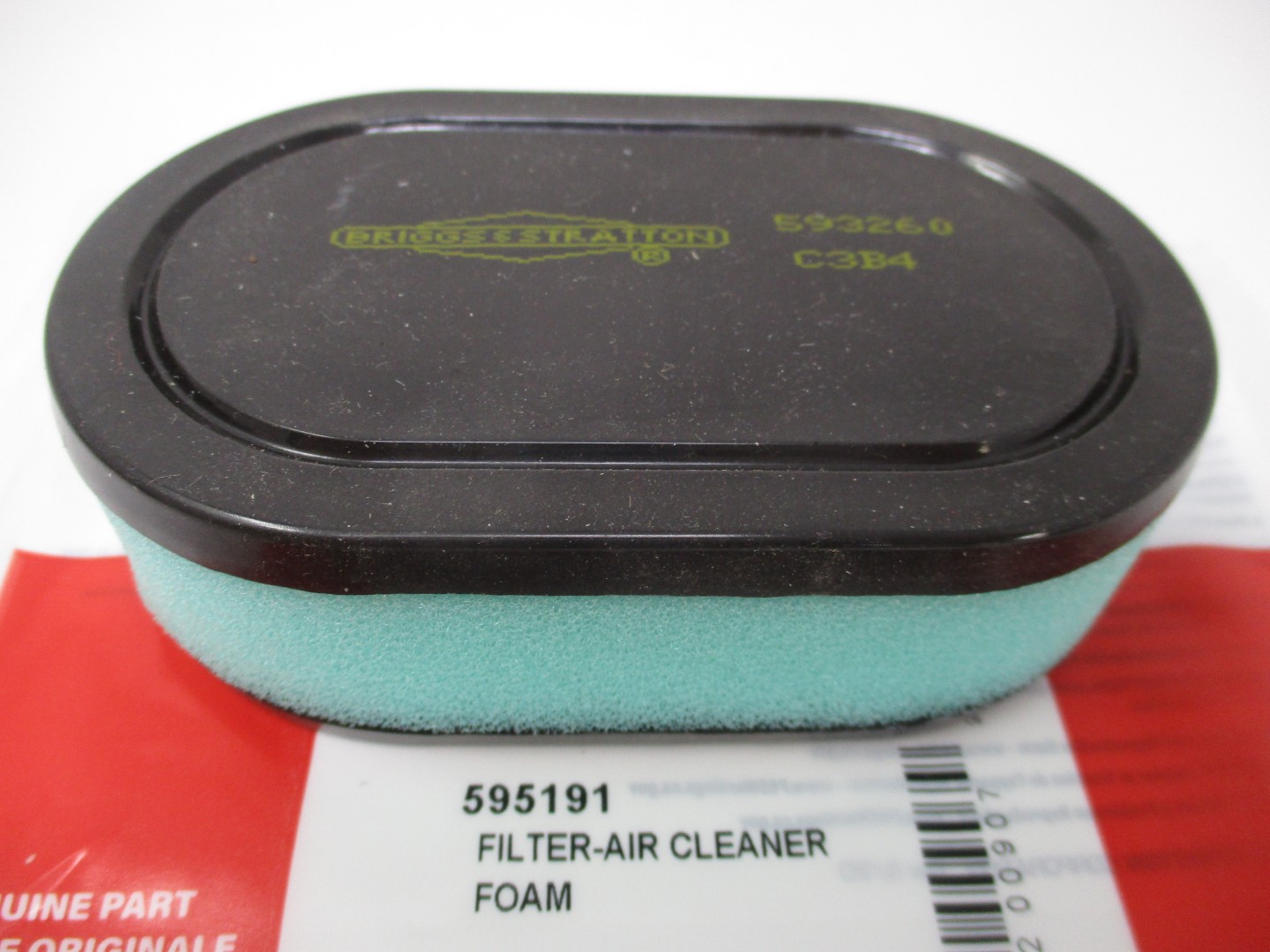 Genuine Briggs & Stratton 593260 and 595191 Air & Pre-Air Filter - Image 2