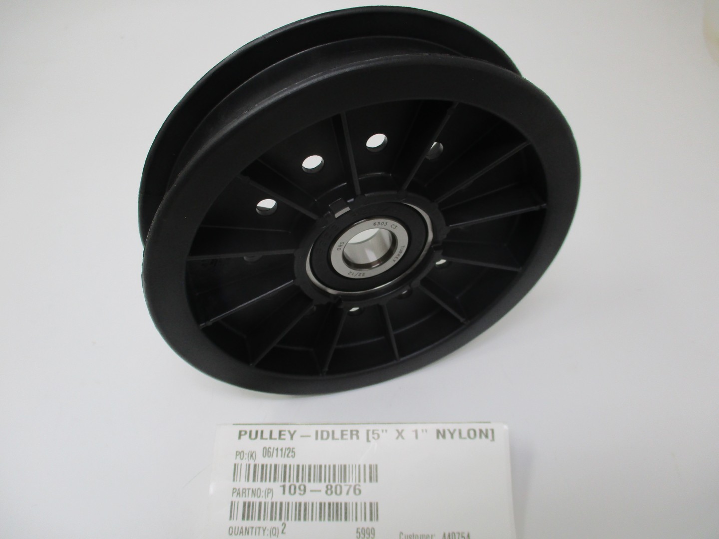 Genuine Toro 109-8076 Pump Idler Pulley Z Master - Image 4