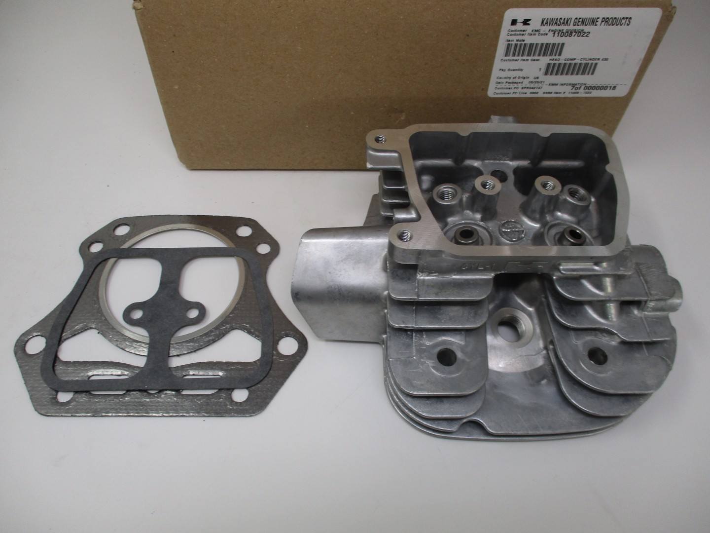 Genuine Kawasaki 11008-7022 Cylinder Head Gaskets #1 FH381V FH430V FH480V - Image 3