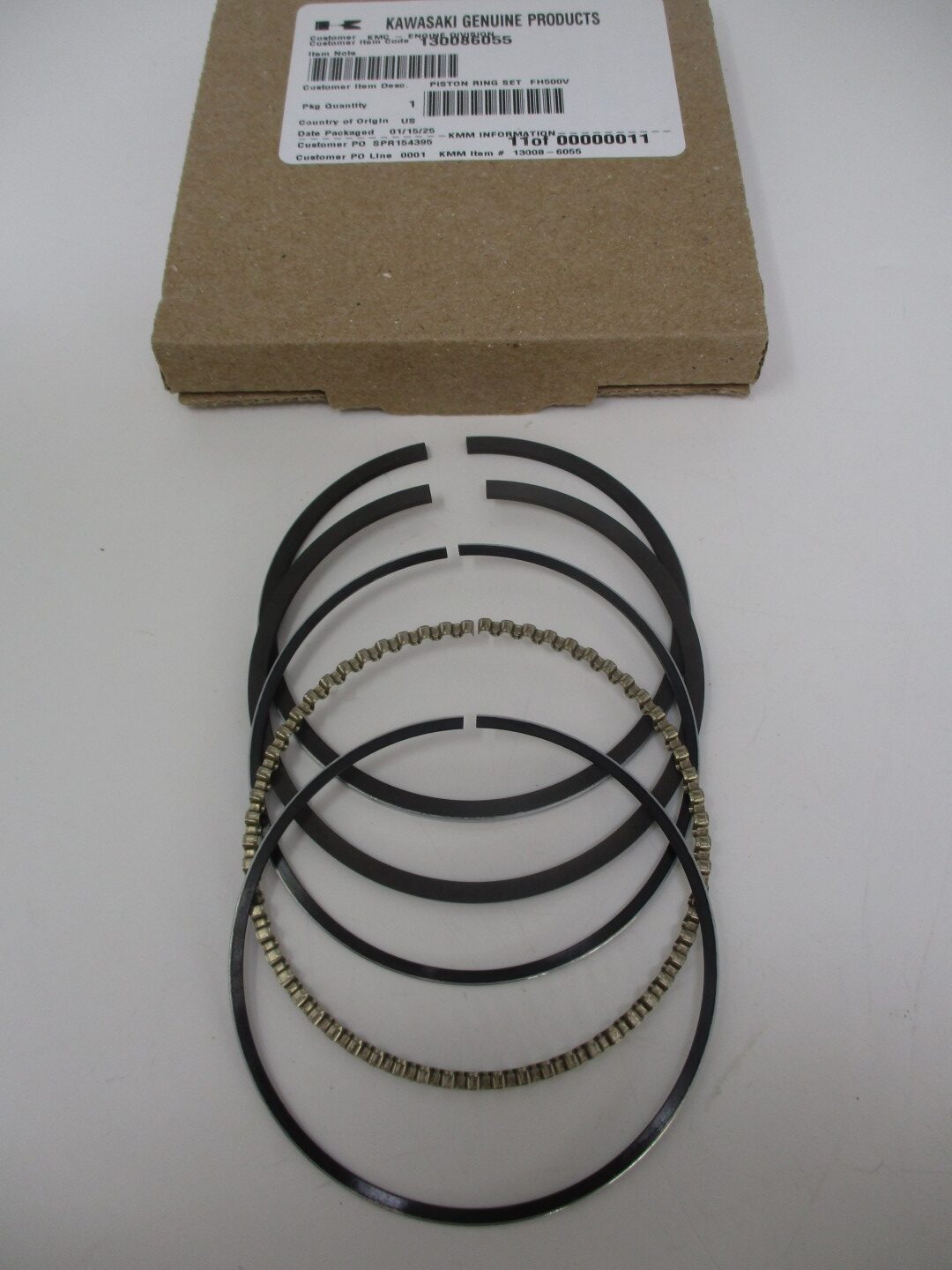 Genuine Kawasaki Piston Rings 13008-6055 STD Standard FH451V FH500V FH531V (Copy) - Image 3