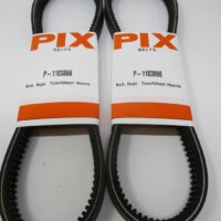 2 For Toro 110-3866 Exmark Zero Z Master Mower Turbo Force Deck Belt 1103866