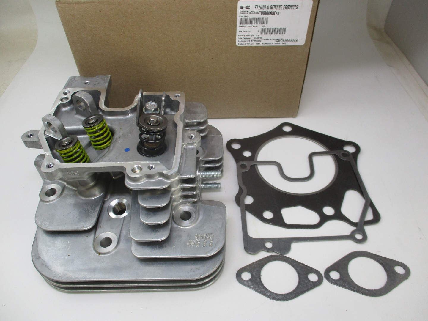 Genuine Kawasaki 99999-0673 Head #1 FX921V FXT00V Late for 11008-0738 - Image 7