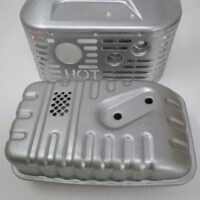 Genuine Kawasaki 49106-7021 Muffler & 49070-2792 Guard Cover FJ180V