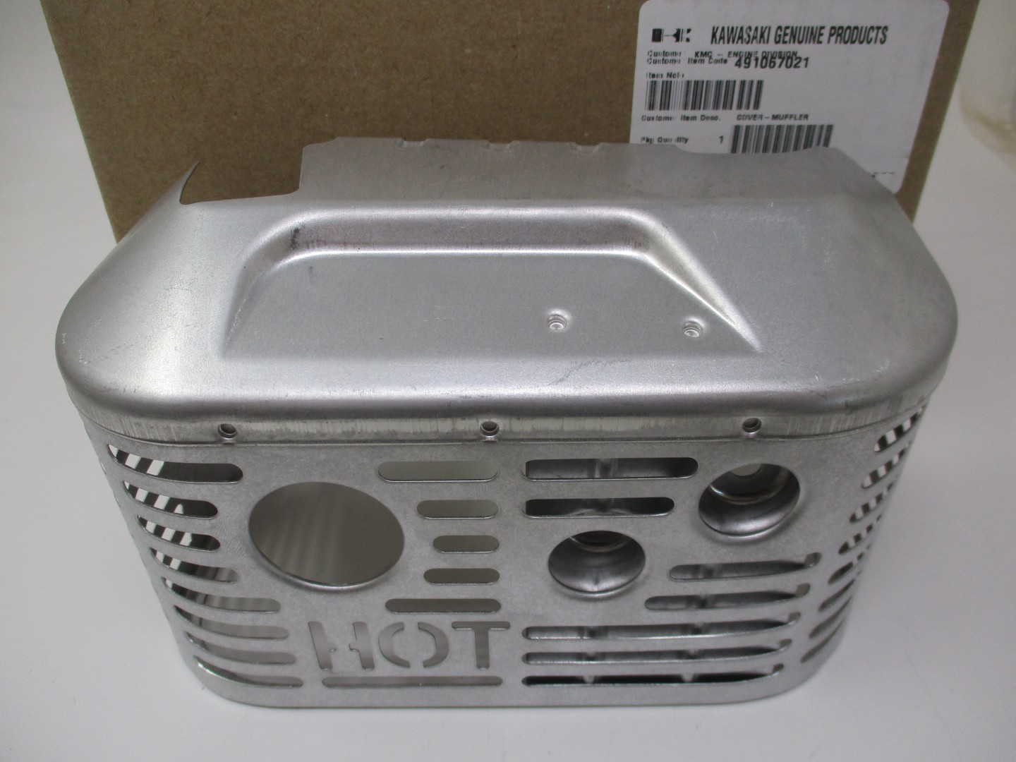 Genuine Kawasaki 49106-7021 Muffler Guard Cover FJ180V For 49070-2792 - Image 3