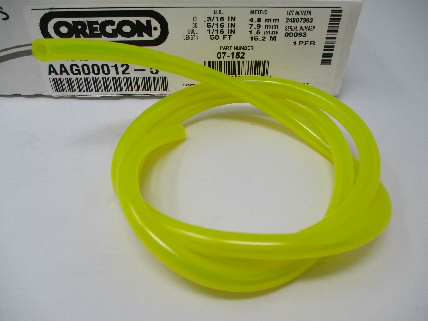 Oregon 07-152 Tygon Fuel Line 3/16" ID 5/16" OD – 1', 3', 6', 10' Lengths - Image 4