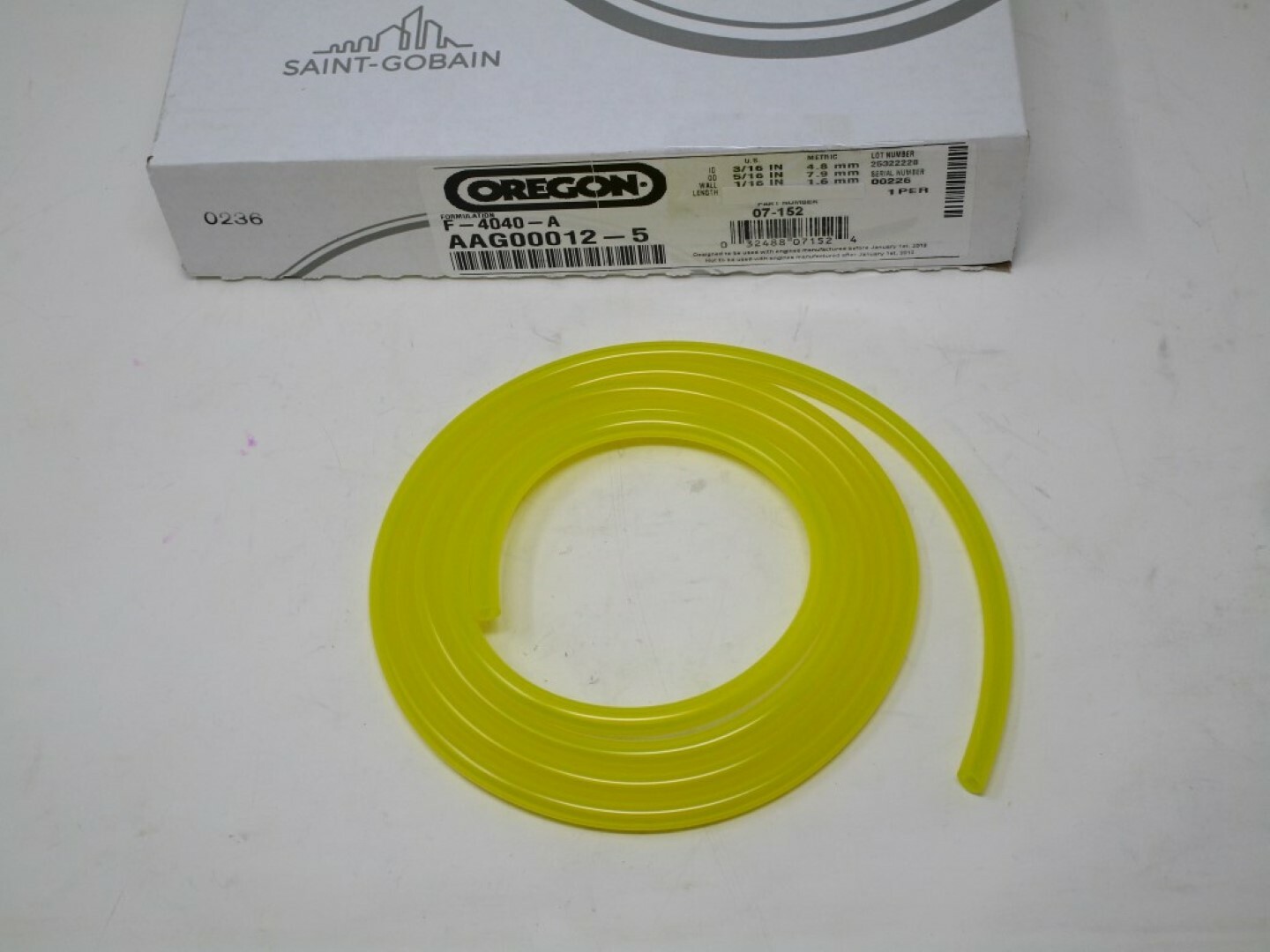 Oregon 07-152 Tygon Fuel Line 3/16" ID 5/16" OD – 1', 3', 6', 10' Lengths - Image 5