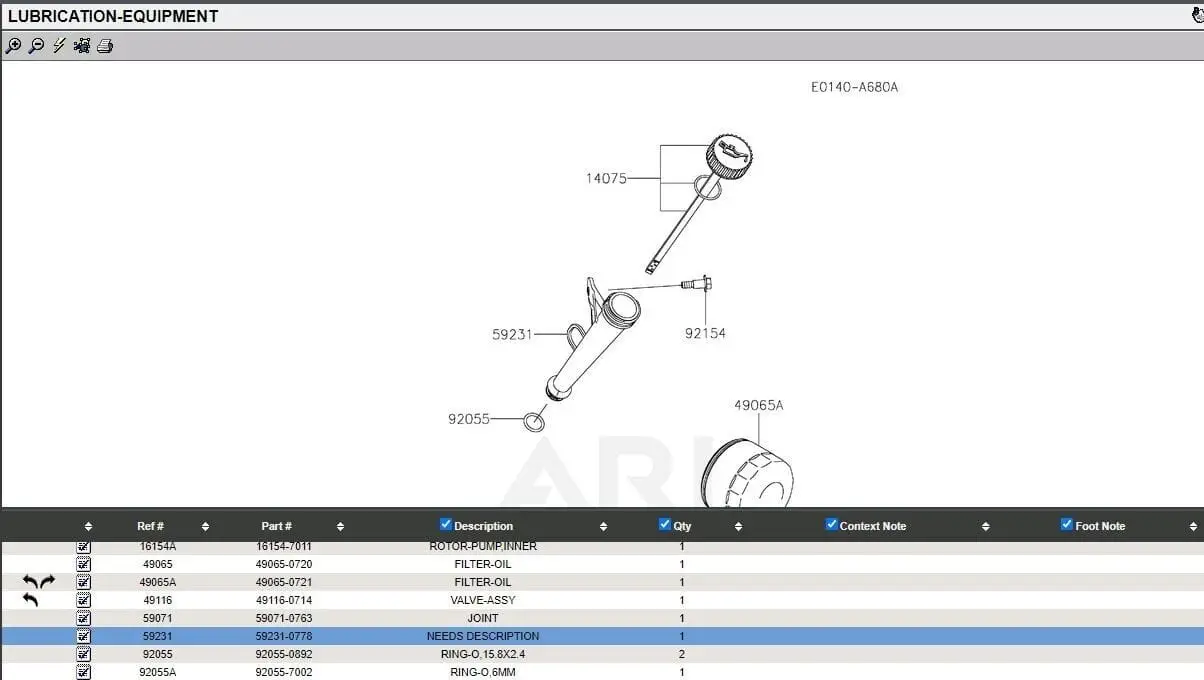 Genuine Kawasaki 14075-0725 Oil DipStick & Filler Tube 59231-0778 O-Ring 670D2016 - Image 4